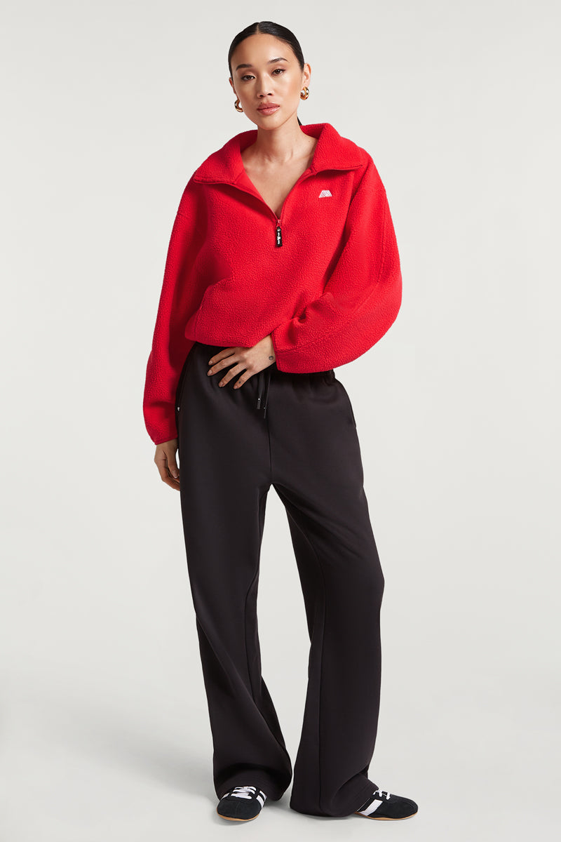 ALIX Half-Zip Strawberry