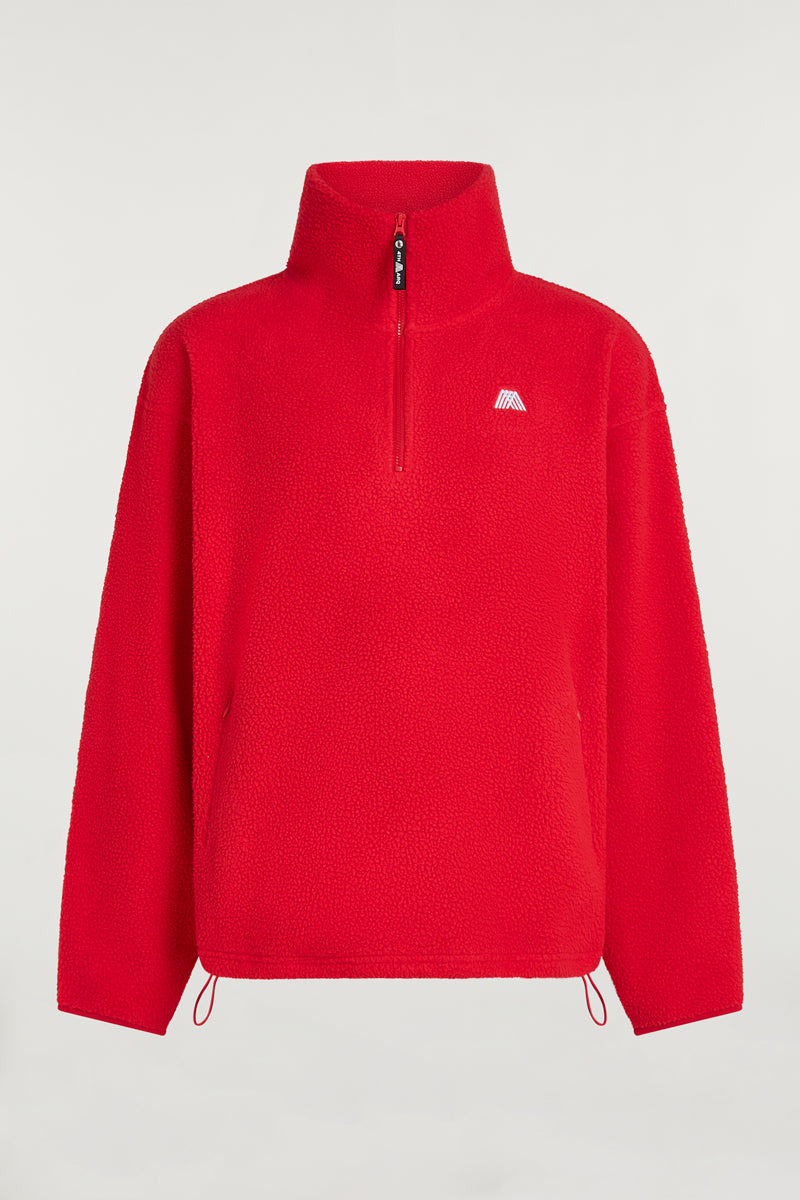 ALIX Half-Zip Strawberry