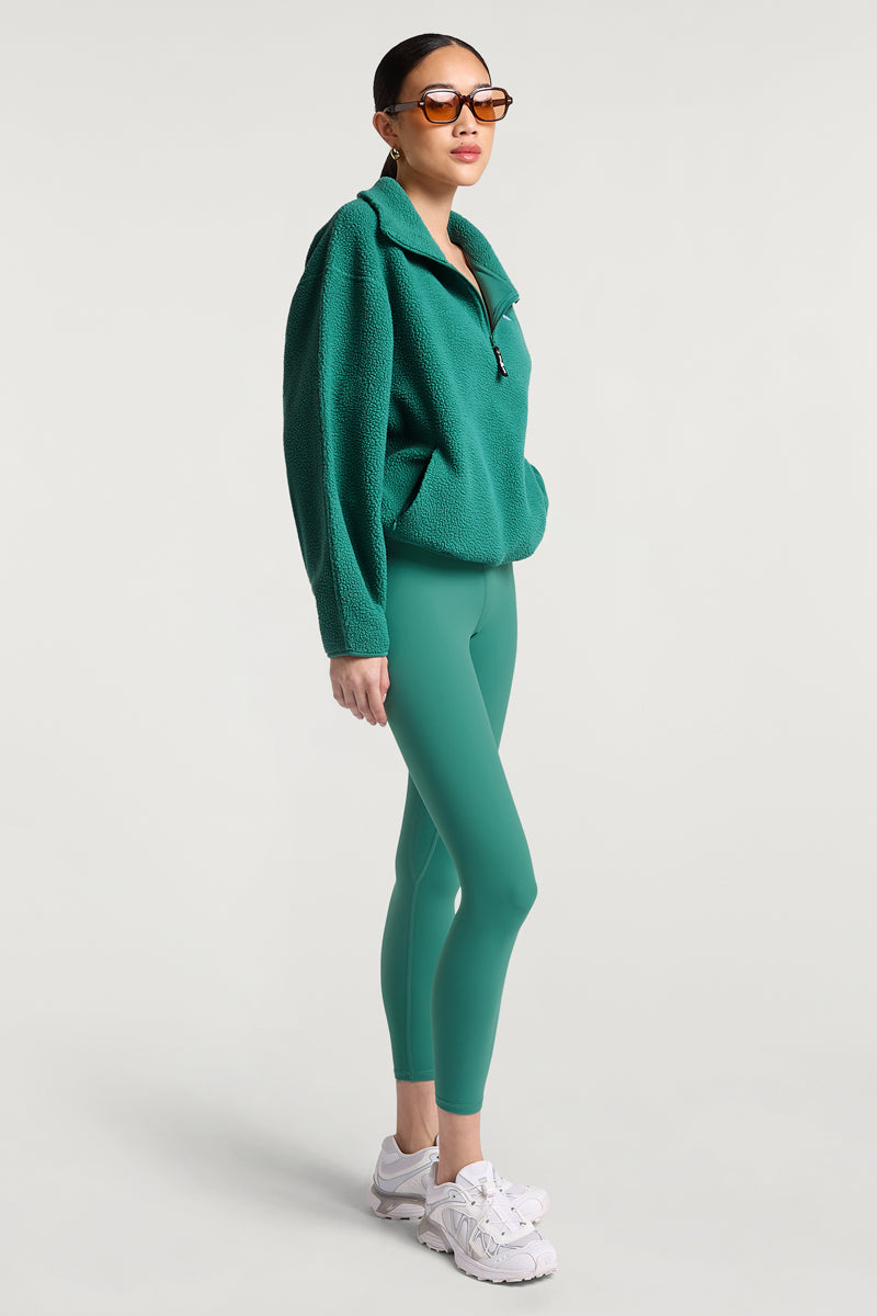 ALIX Half-Zip Teal Tide