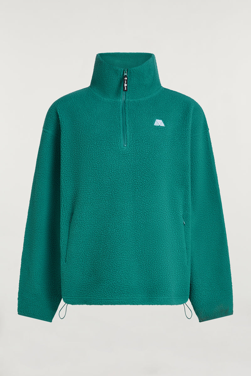 ALIX Half-Zip Teal Tide