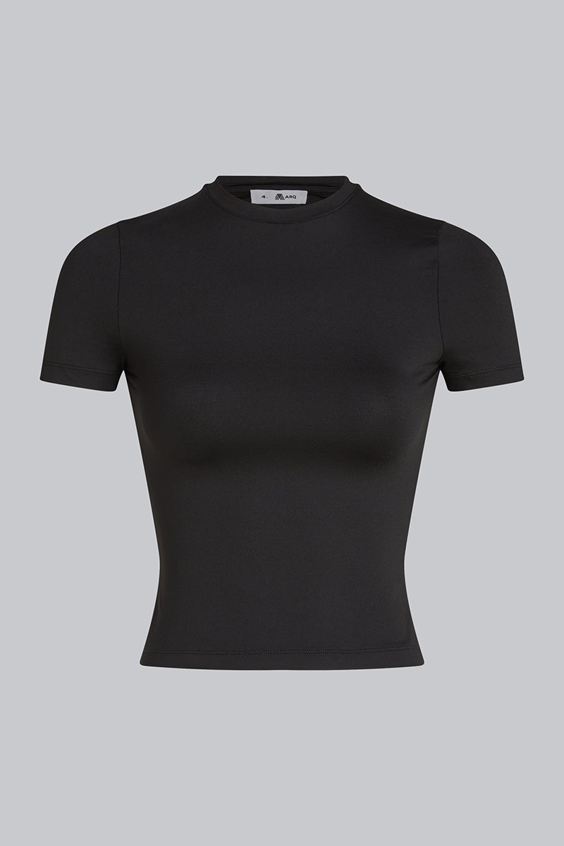 AMBER Short Sleeve T-Shirt Black