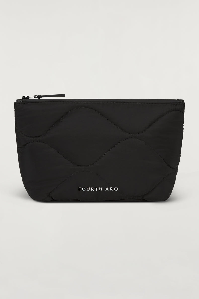 COSMETIC Bag Quilted Black