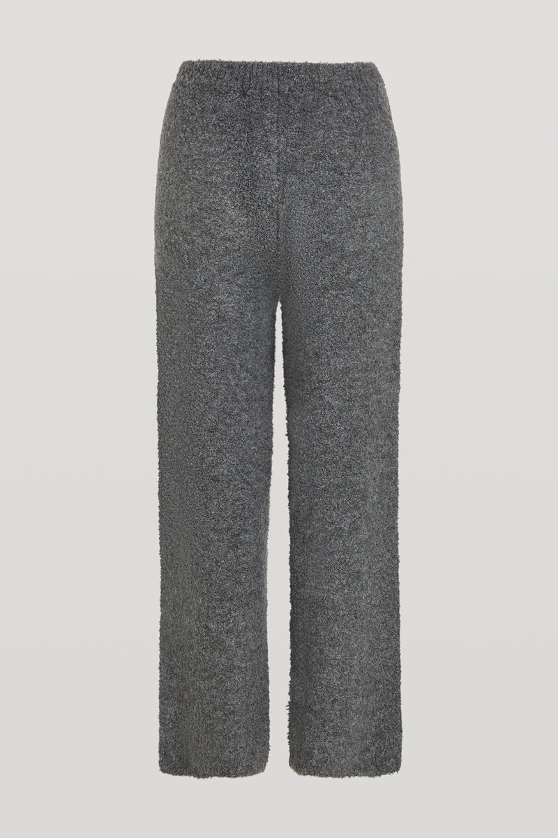 COCO Boucle Knit Joggers Grey