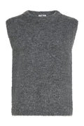 COCO Boucle Knit Vest Grey