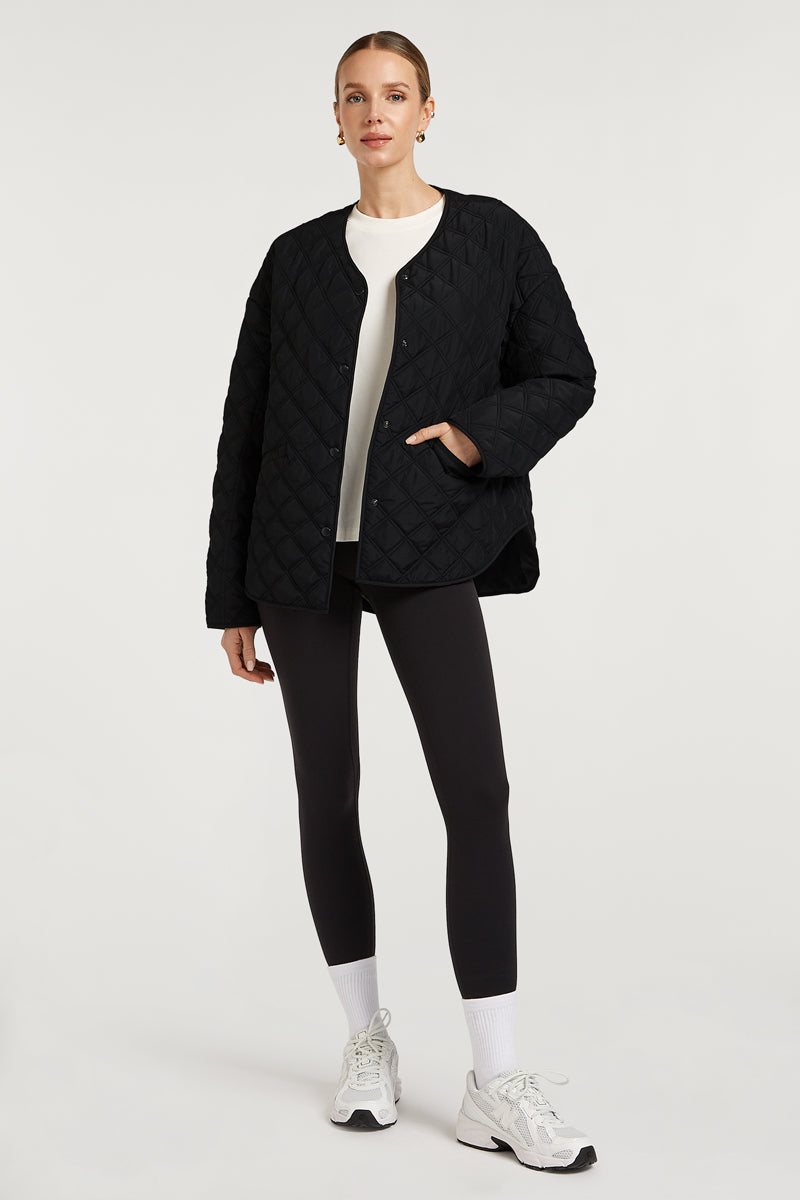 // model: Model is 5ft 7 and wears a size S