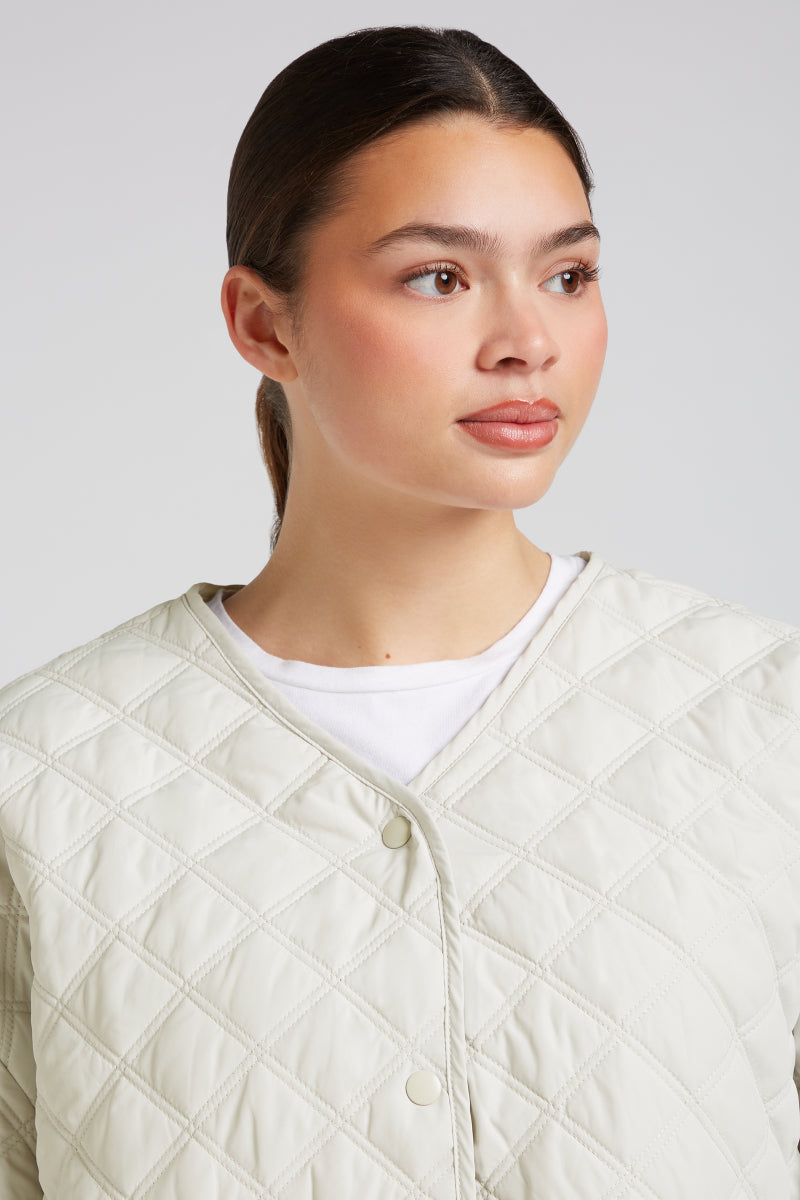 COLE Quilted Jacket Stone 4TH ARQ Outerwear cole-quilted-jacket-stone-4th-arq-outerwear