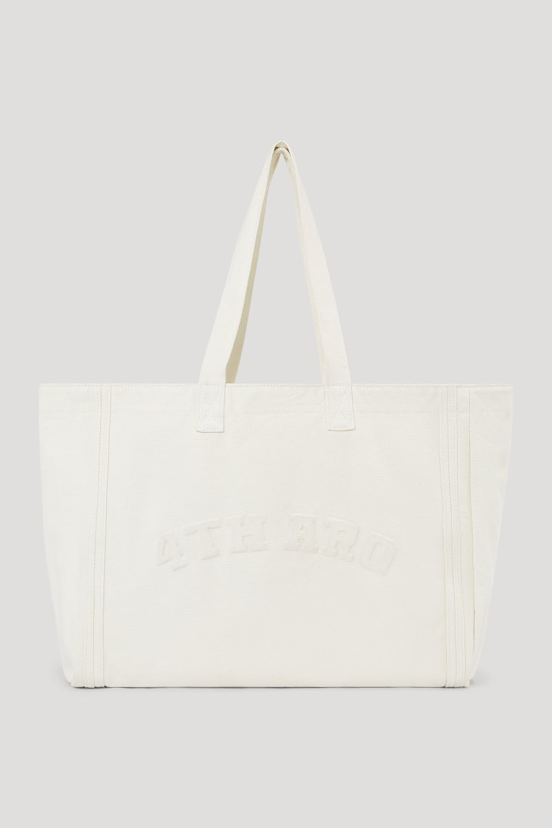 4TH ARQ Canvas Tote Bag Stone