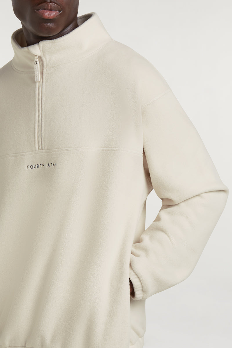 DEVAN Men's 'Cloud' Half-Zip Pebble