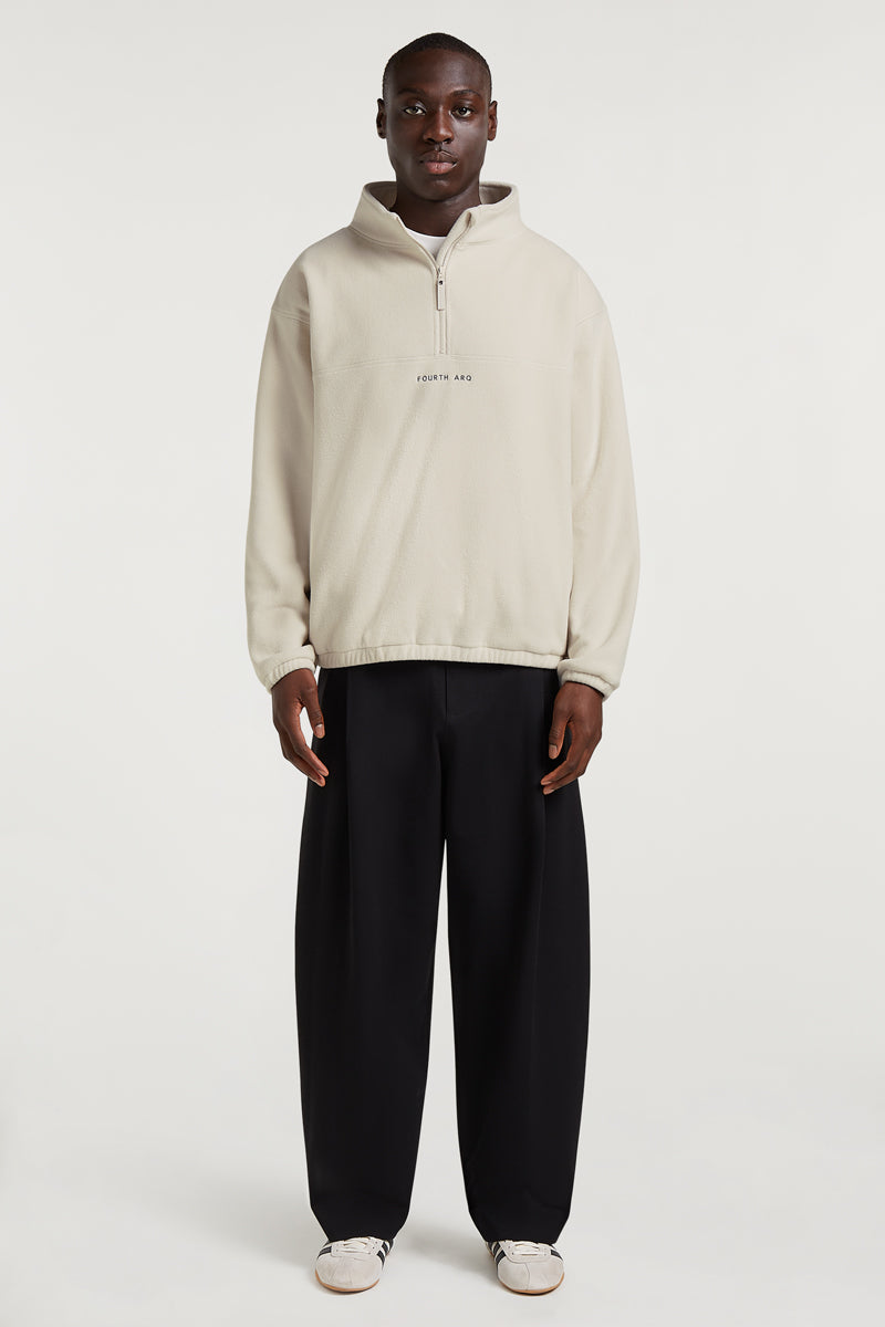 DEVAN Men's 'Cloud' Half-Zip Pebble | 4TH ARQ