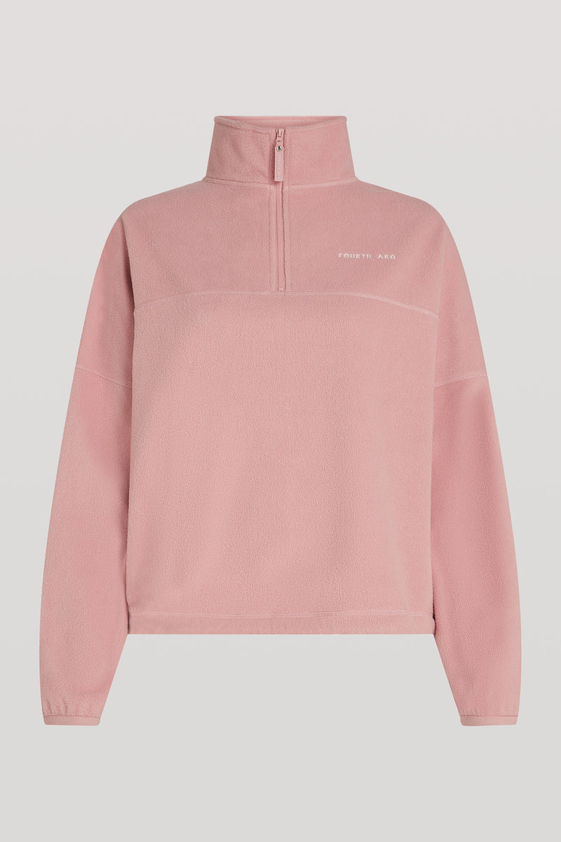 DEVAN 'Cloud' Half-Zip Ballerina Pink