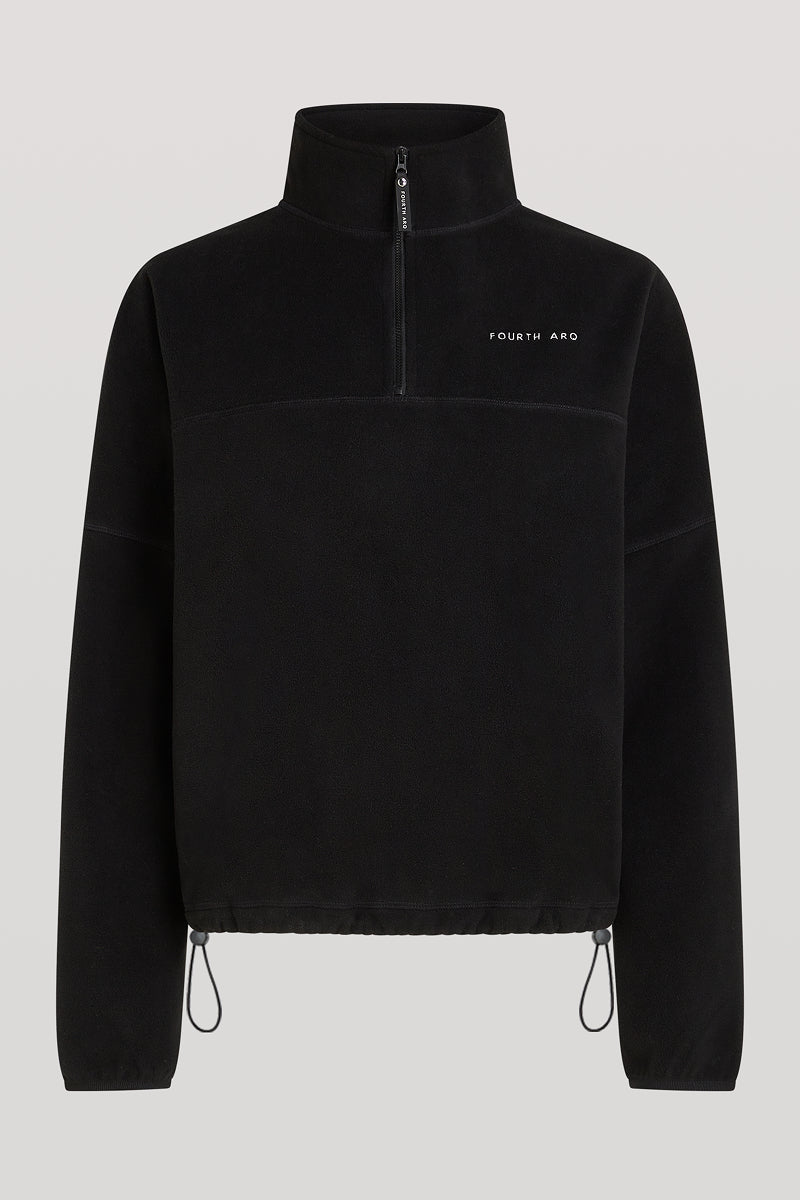 DEVAN 'Cloud' Half-Zip Black