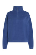 DEVAN 'Cloud' Half-Zip Denim Blue