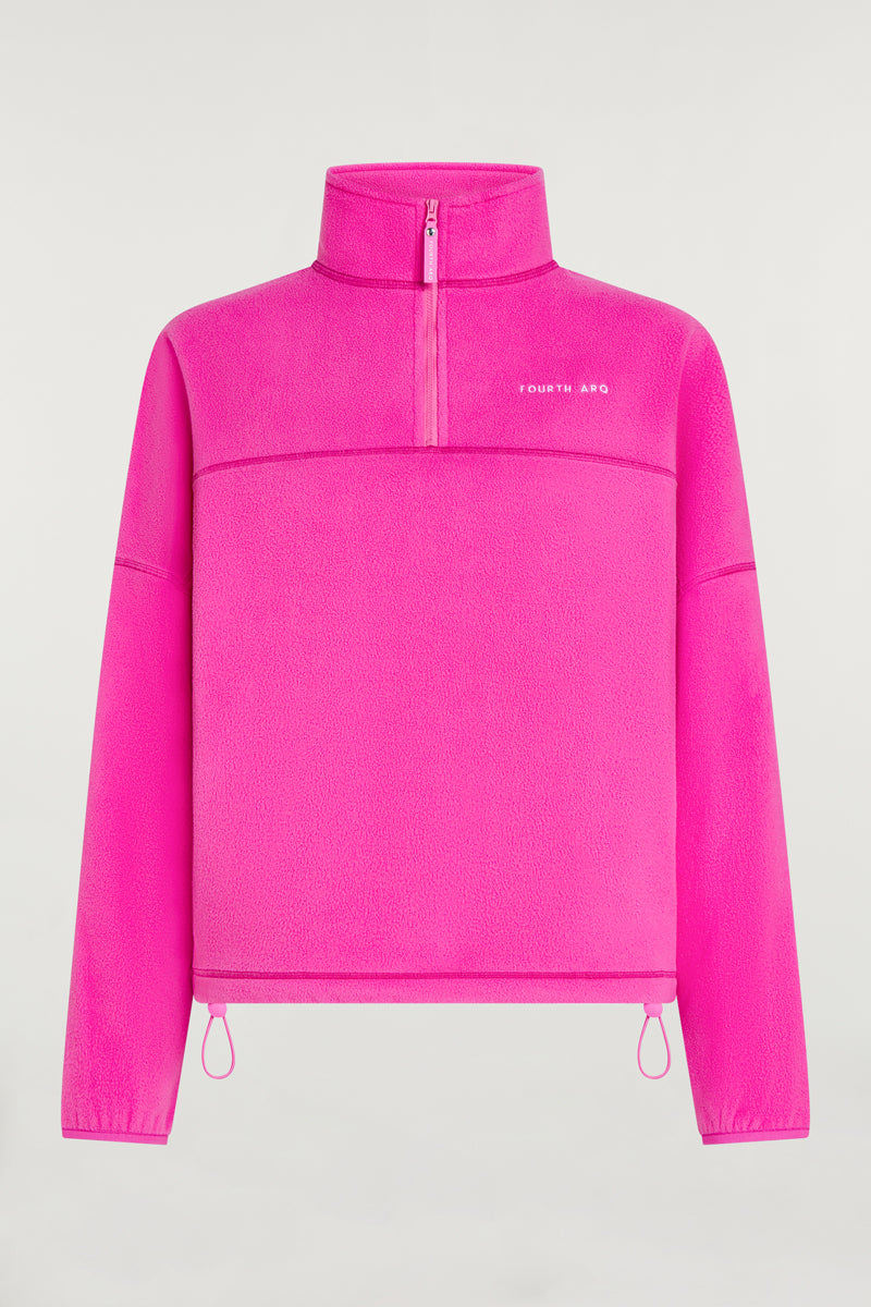 DEVAN 'Cloud' Half-Zip Hotshot Pink | 4TH ARQ