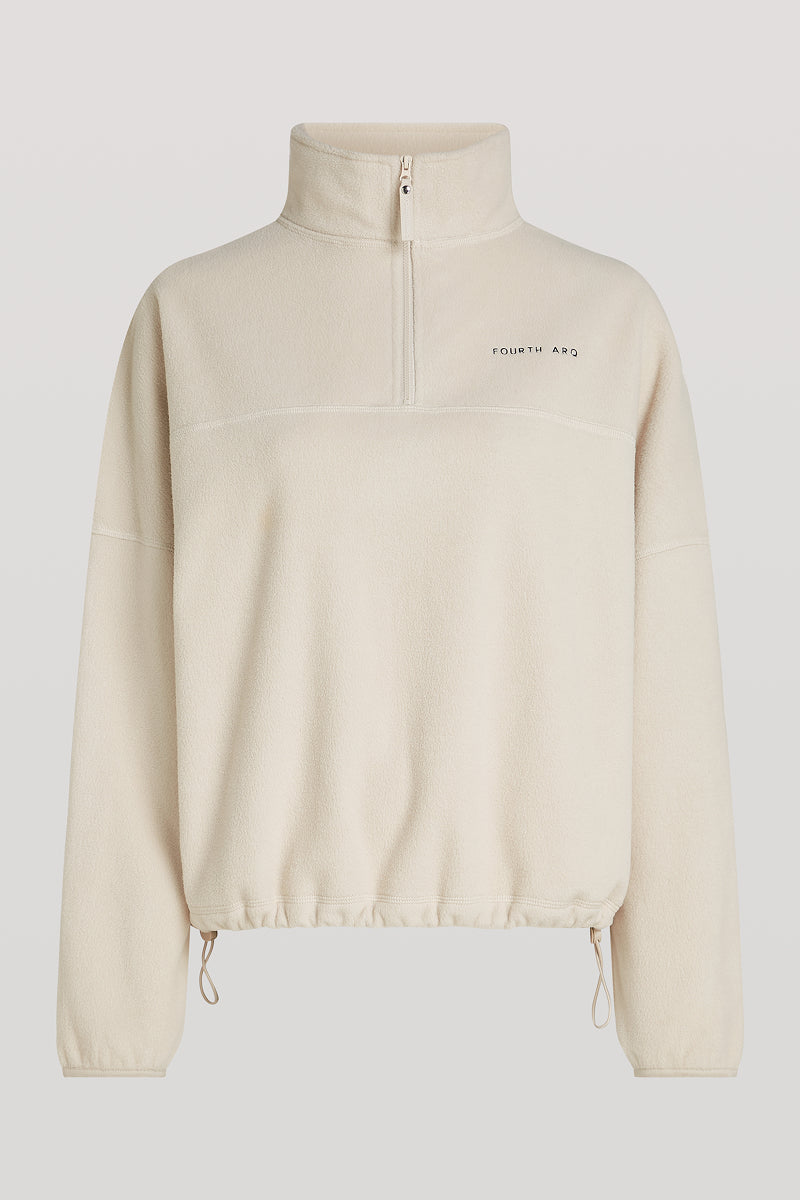 DEVAN 'Cloud' Half-Zip Pebble