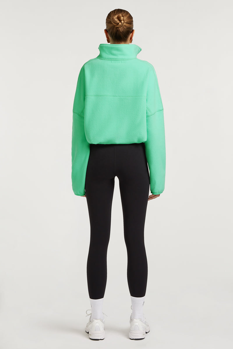 DEVAN 'Cloud' Half-Zip Sourpop Green | 4TH ARQ