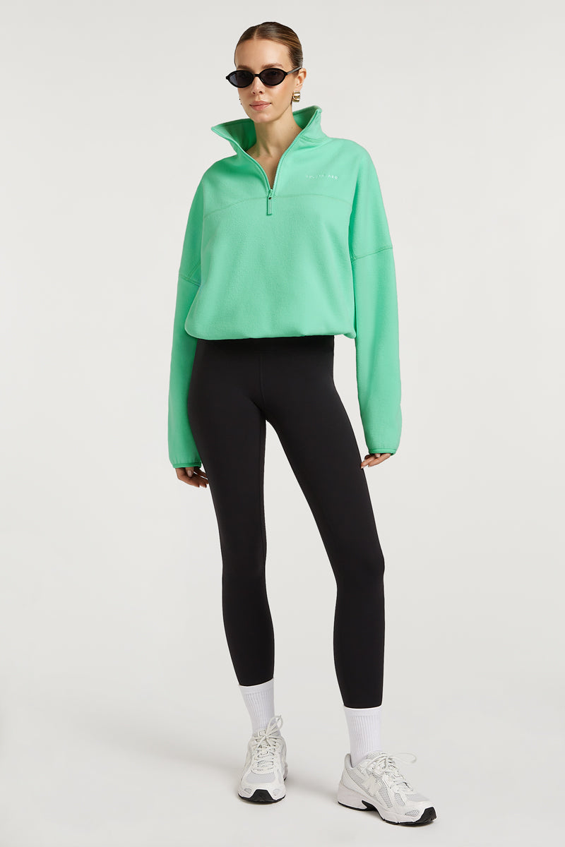 DEVAN 'Cloud' Half-Zip Sourpop Green | 4TH ARQ