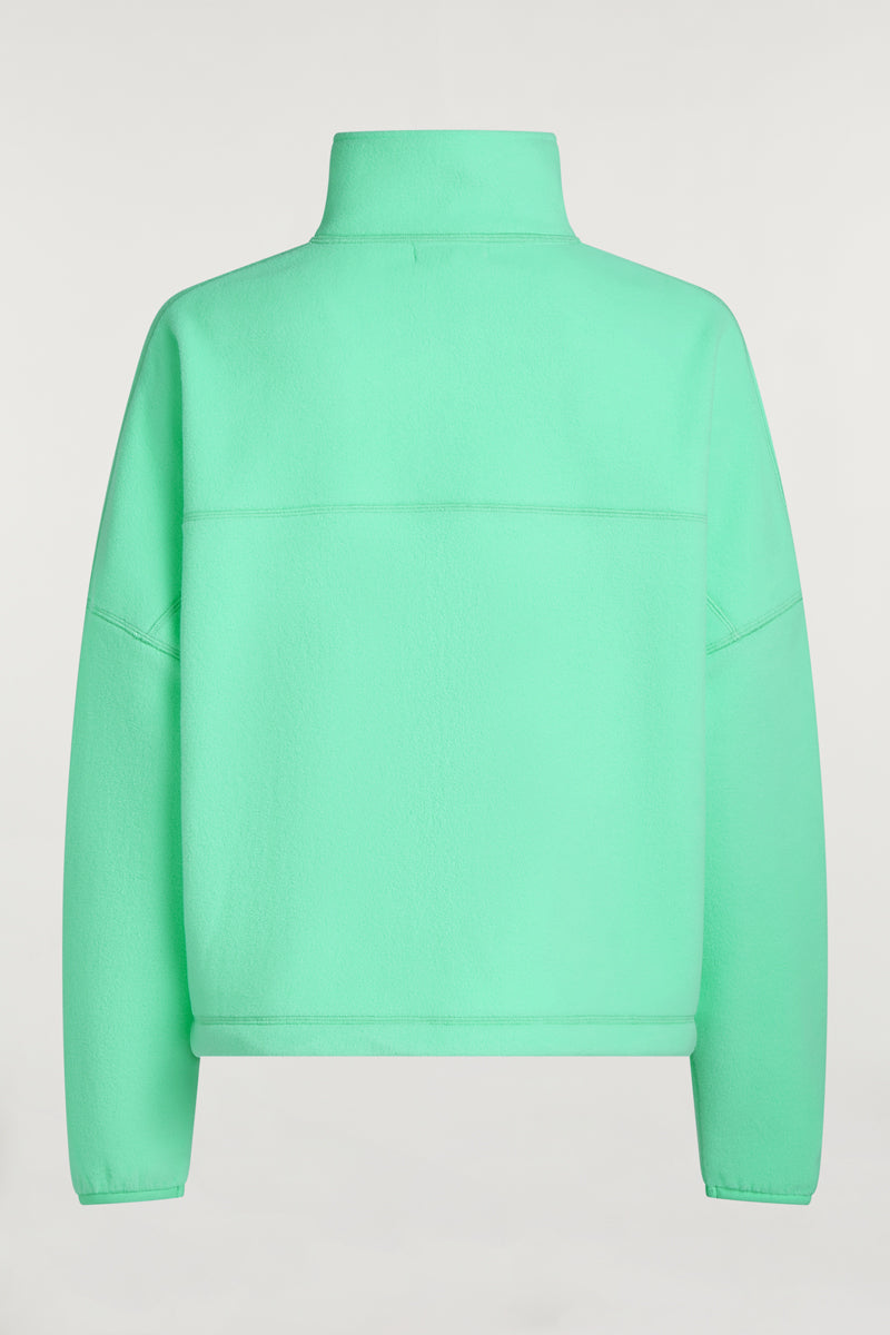 DEVAN 'Cloud' Half-Zip Sourpop Green | 4TH ARQ
