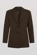 EDEN Tailored Oversized Blazer Brown