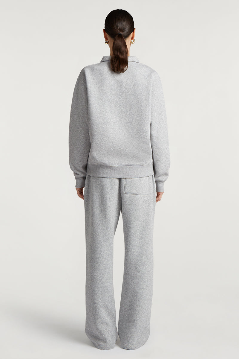 ELLIOT Collared Sweatshirt Grey