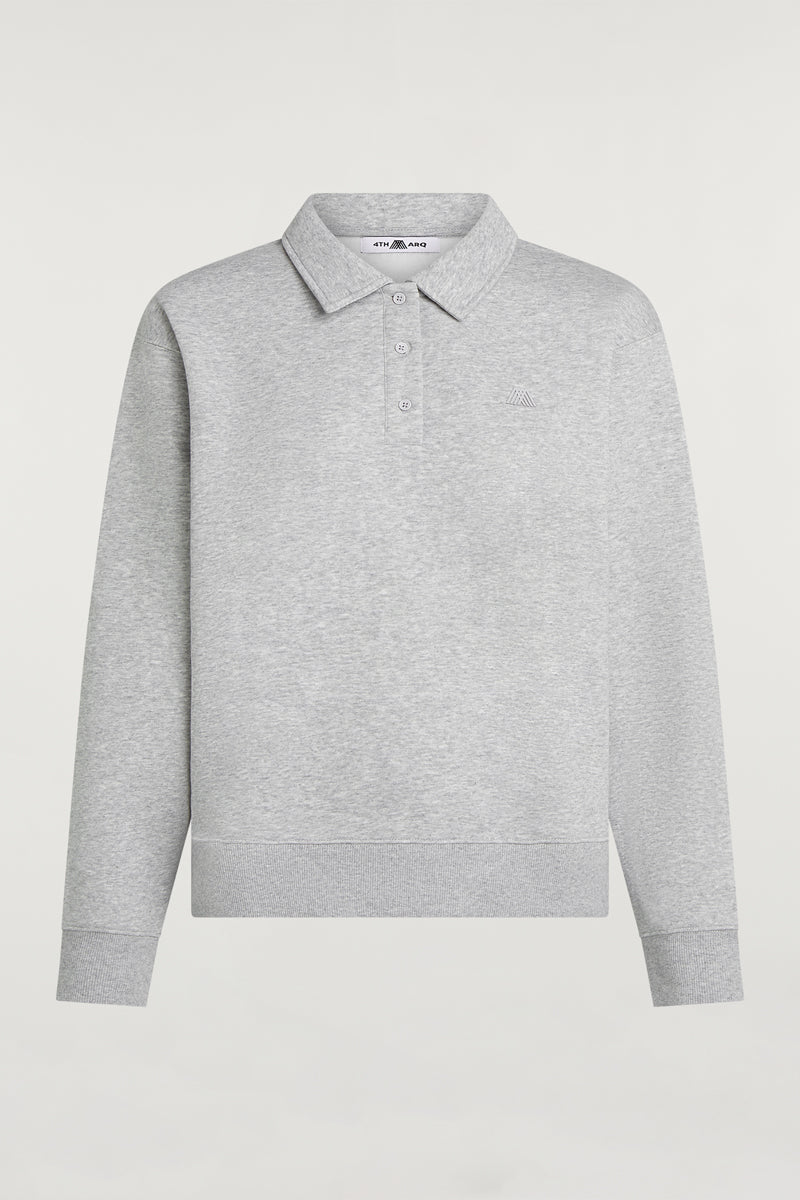 ELLIOT Collared Sweatshirt Grey