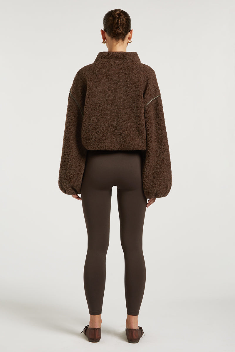 HARLOW Seamless Leggings Dark Chocolate