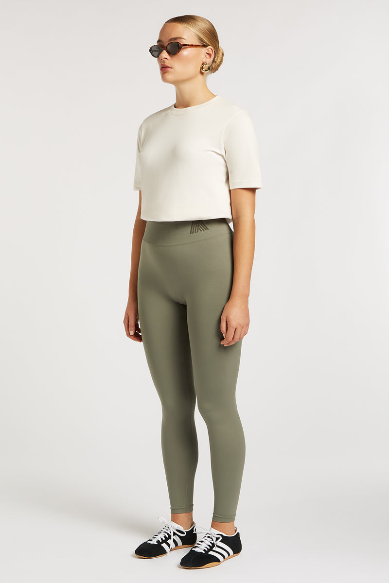 HARLOW Seamless Leggings Khaki