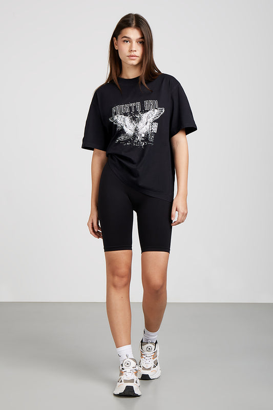HAYLEY Printed T-Shirt Charcoal