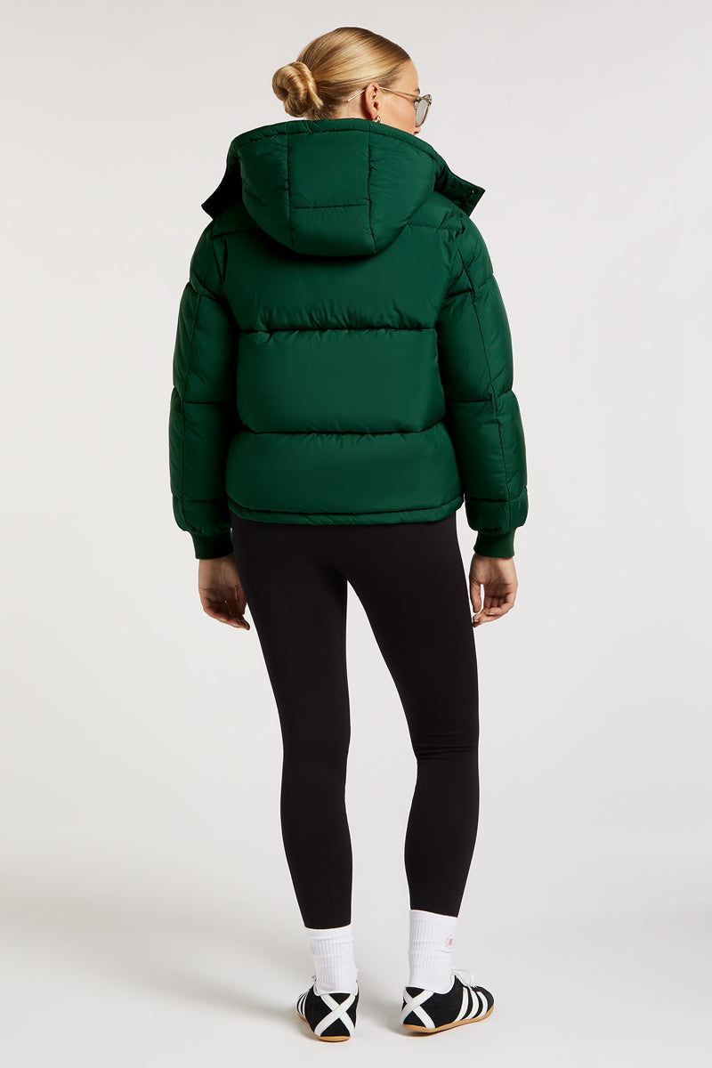 HUDSON Puffer Jacket Forest Green