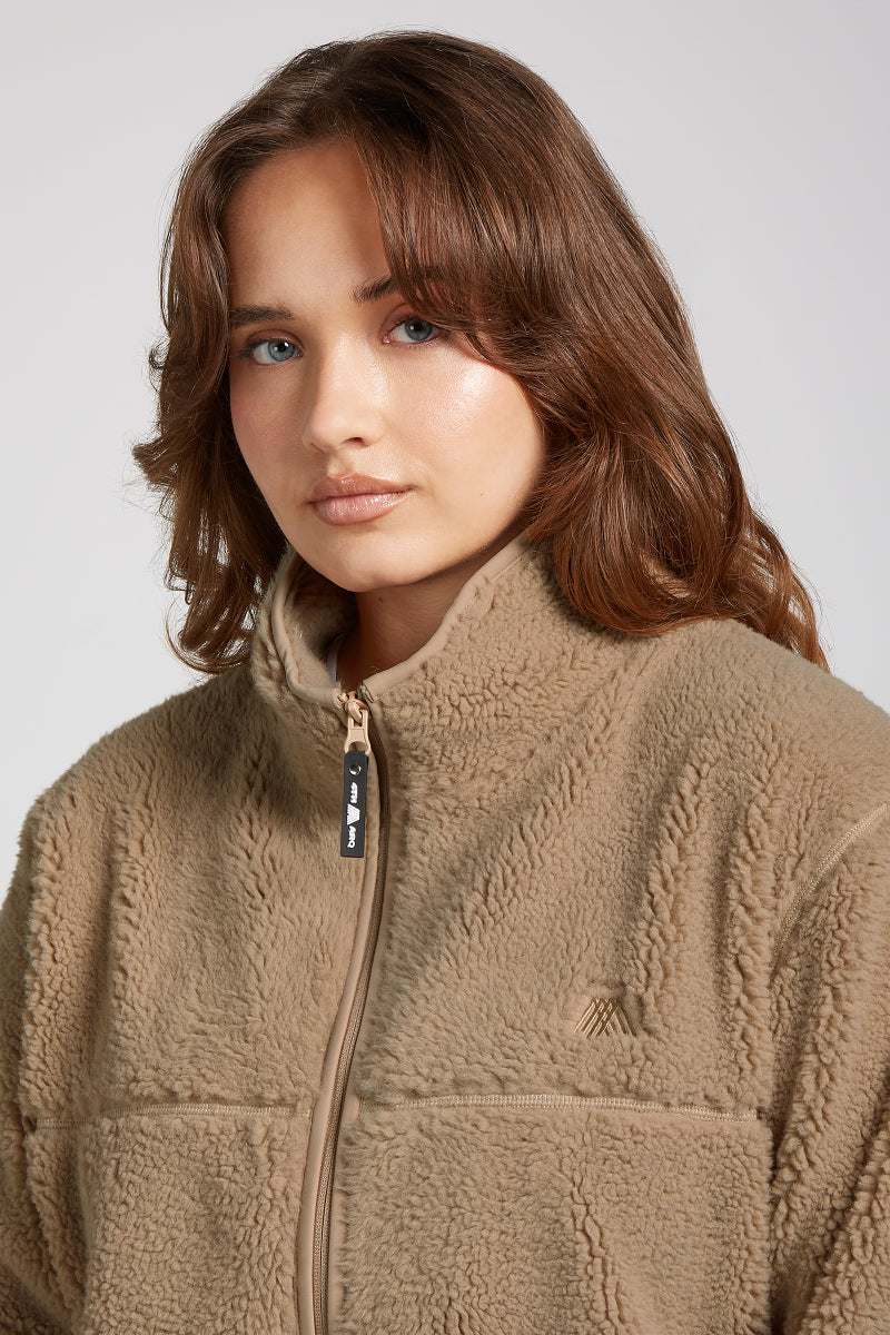 JUDE Fleece Jacket Tan