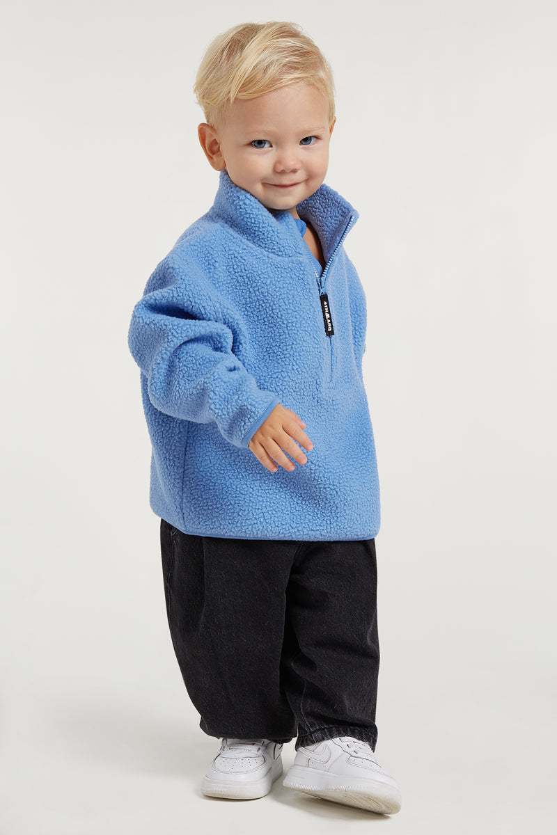 KIDS PHOENIX Half-Zip Aqua