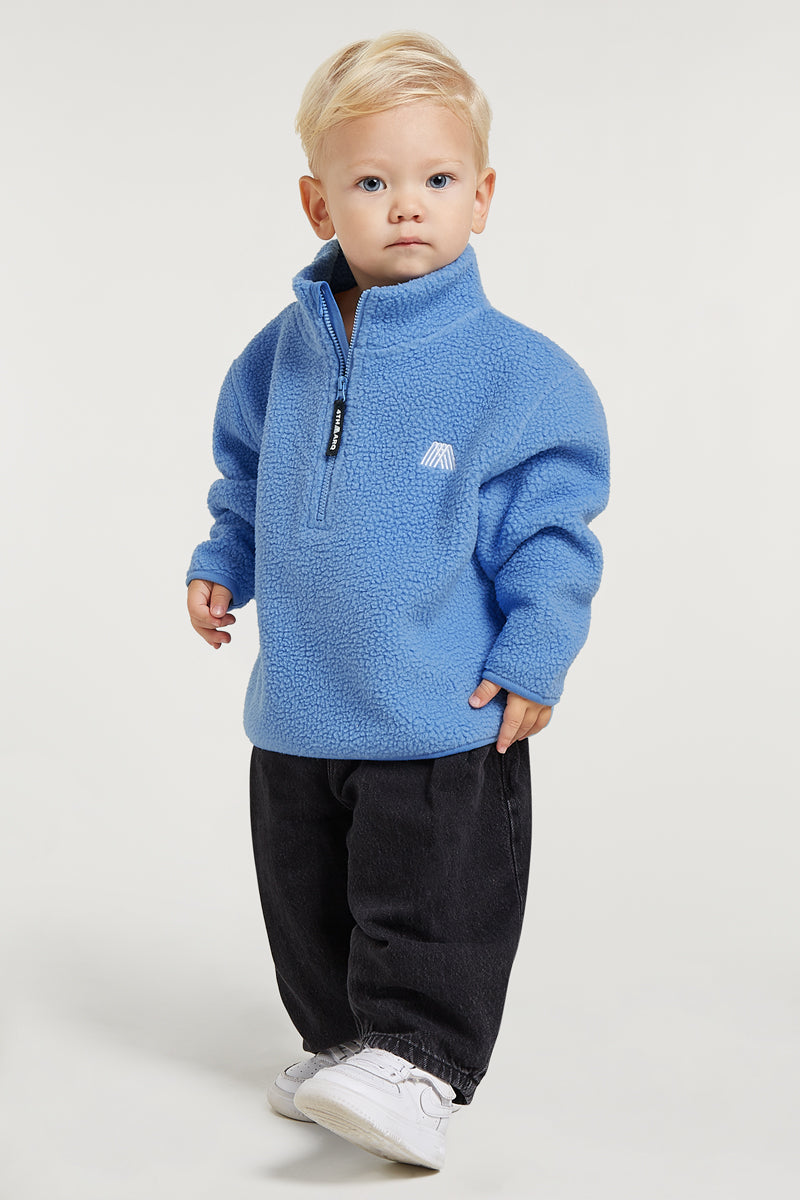 KIDS PHOENIX Half-Zip Aqua
