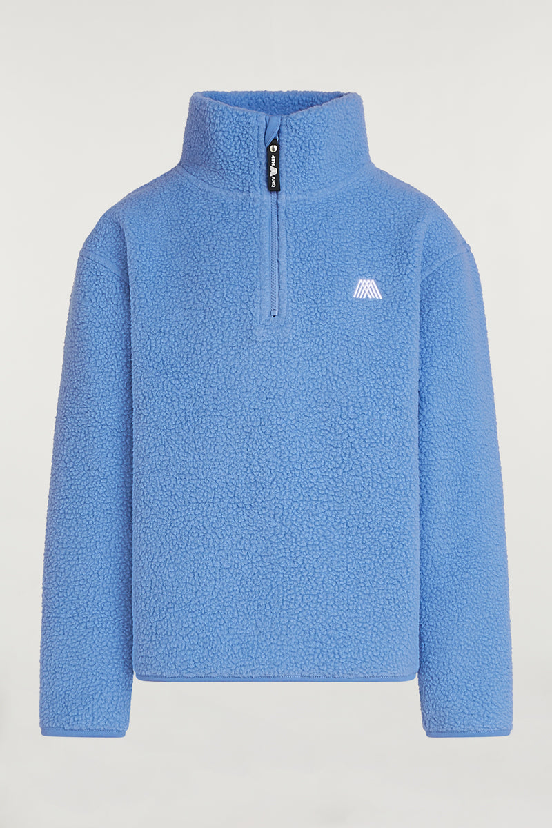 KIDS PHOENIX Half-Zip Aqua