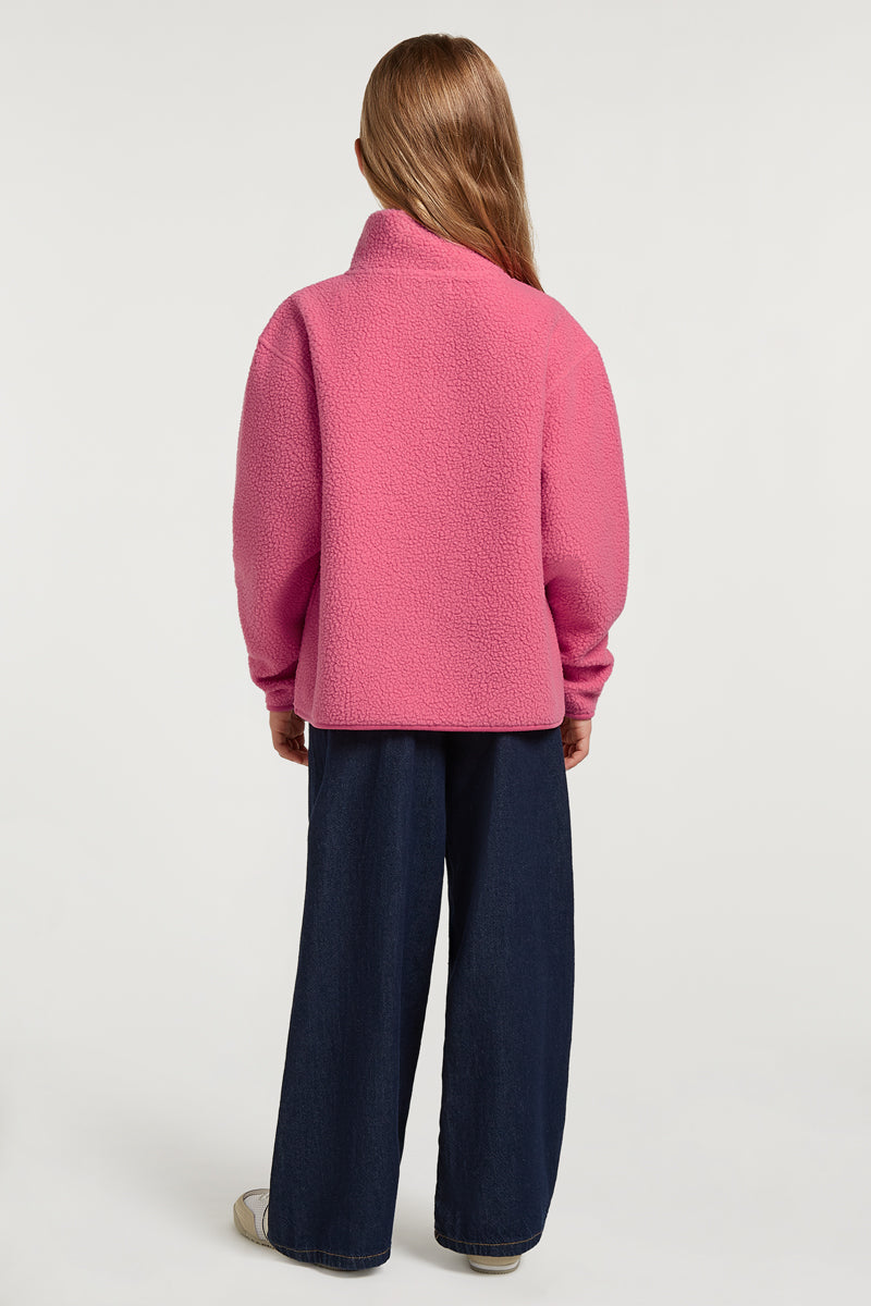 KIDS PHOENIX Half-Zip Candy Pink
