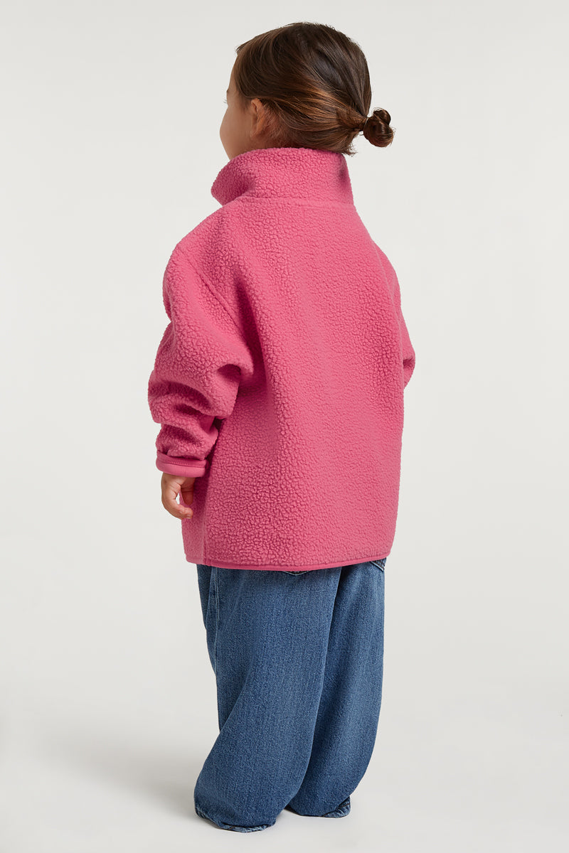 KIDS PHOENIX Half-Zip Candy Pink