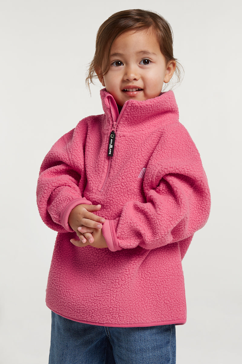 KIDS PHOENIX Half-Zip Candy Pink