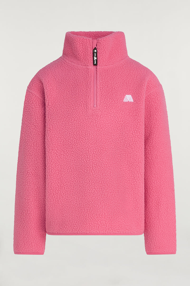 KIDS PHOENIX Half-Zip Candy Pink