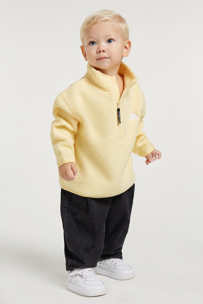 KIDS PHOENIX Half-Zip Lemon