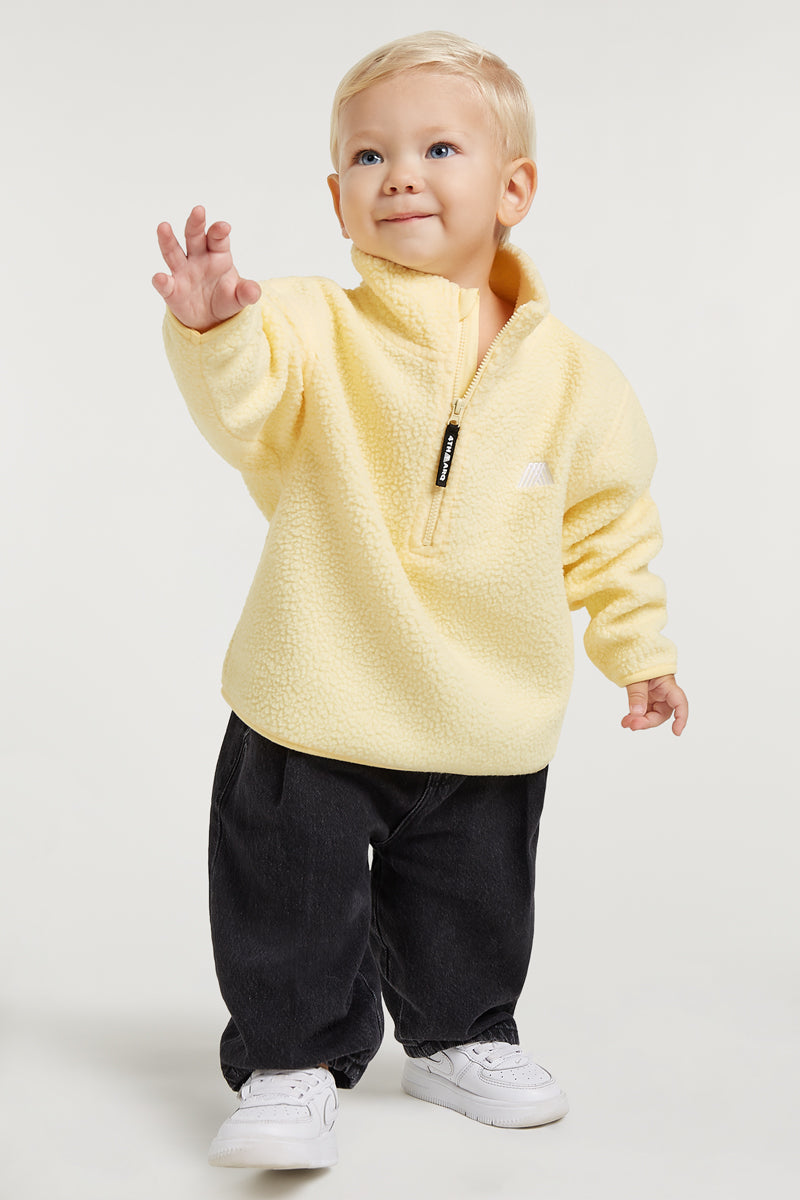 KIDS PHOENIX Half-Zip Lemon