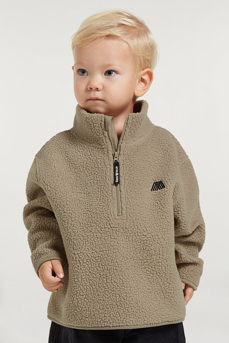 KIDS PHOENIX Half-Zip Soft Sage