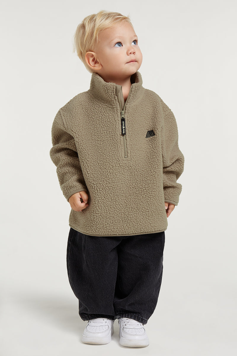 KIDS PHOENIX Half-Zip Soft Sage
