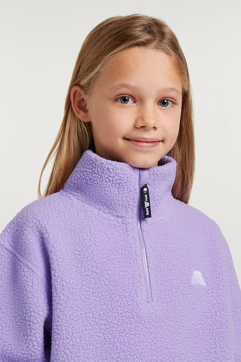 KIDS PHOENIX Half-Zip Violet