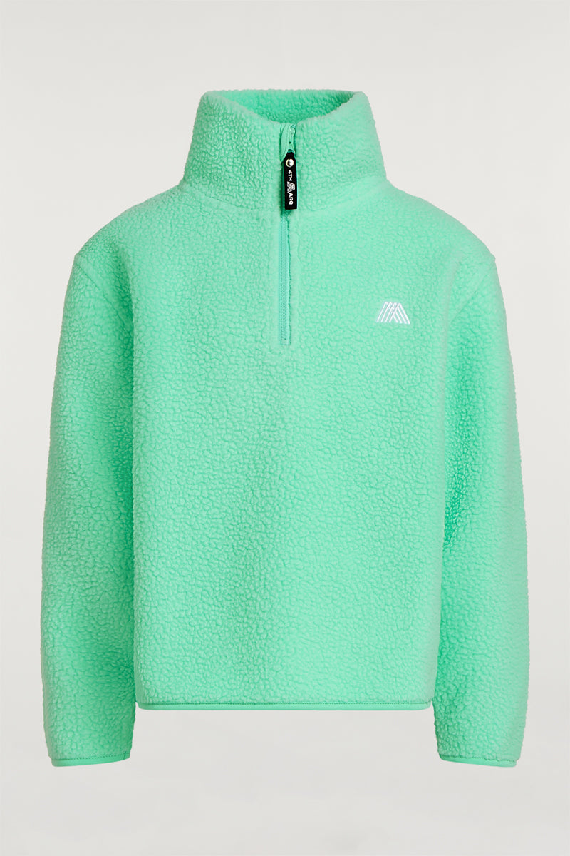 KIDS Half-Zip Sourpop Green
