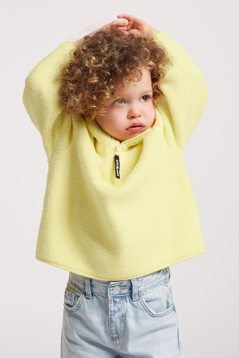 KIDS Half-Zip Sorbet Yellow