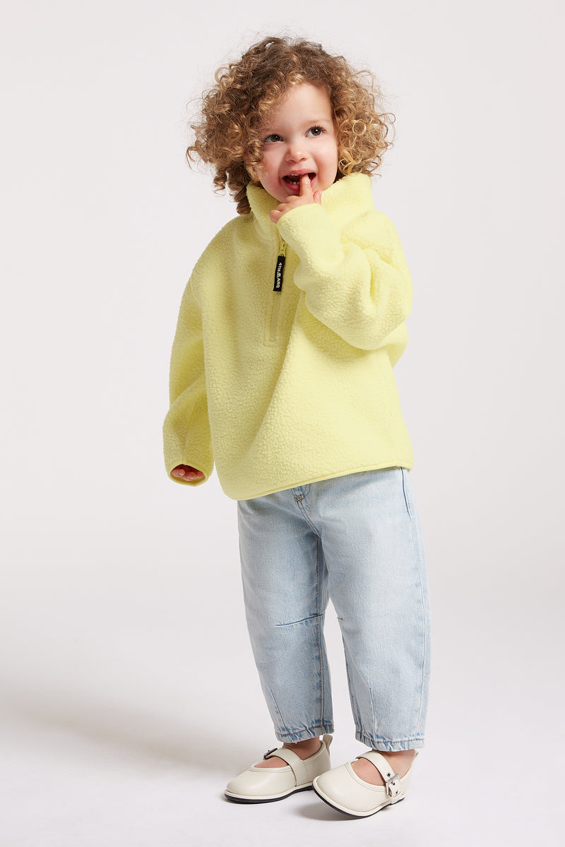 KIDS Half-Zip Sorbet Yellow