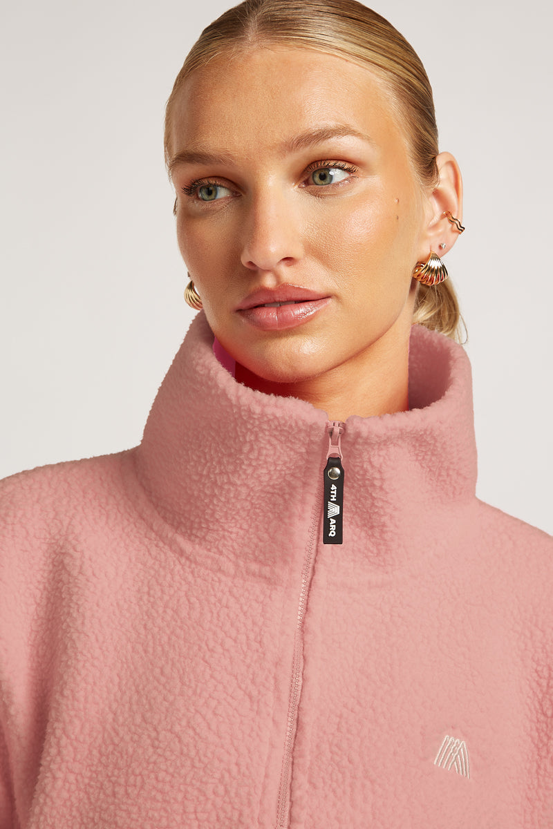 LENNOX Half-Zip Ballerina Pink