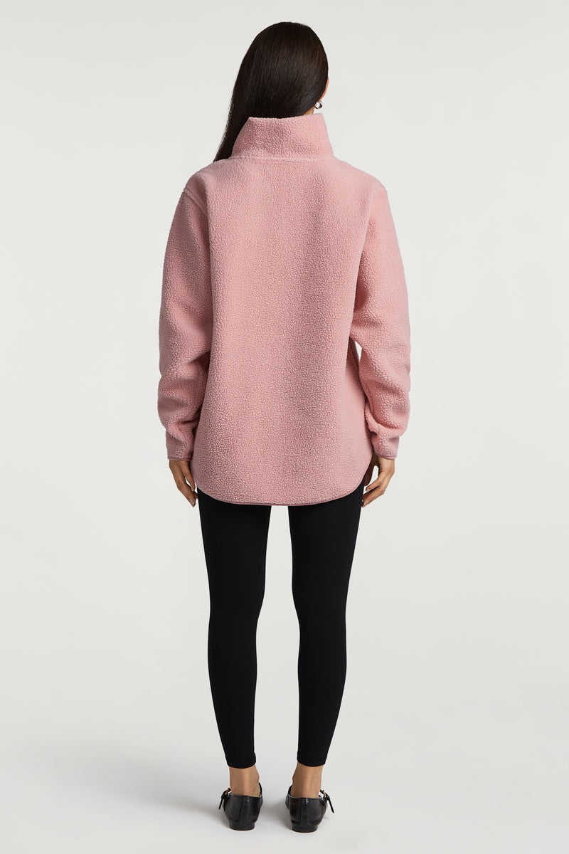 LENNOX Half-Zip Ballerina Pink