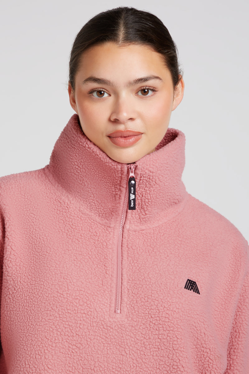 LENNOX Half-Zip Blush