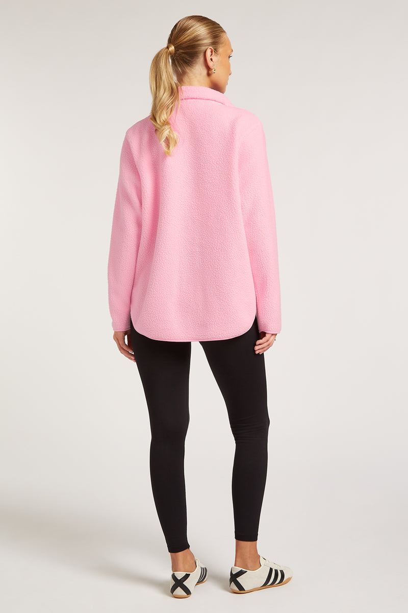 LENNOX Half-Zip Bubblegum Pink