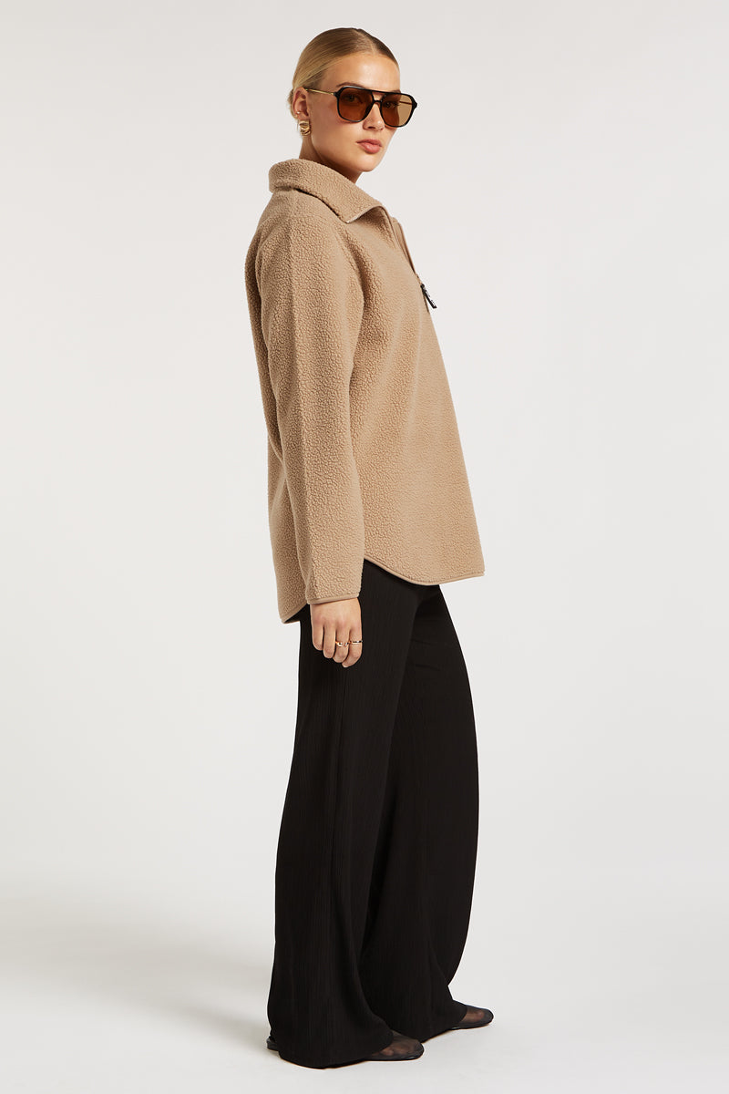 LENNOX Half-Zip Croissant