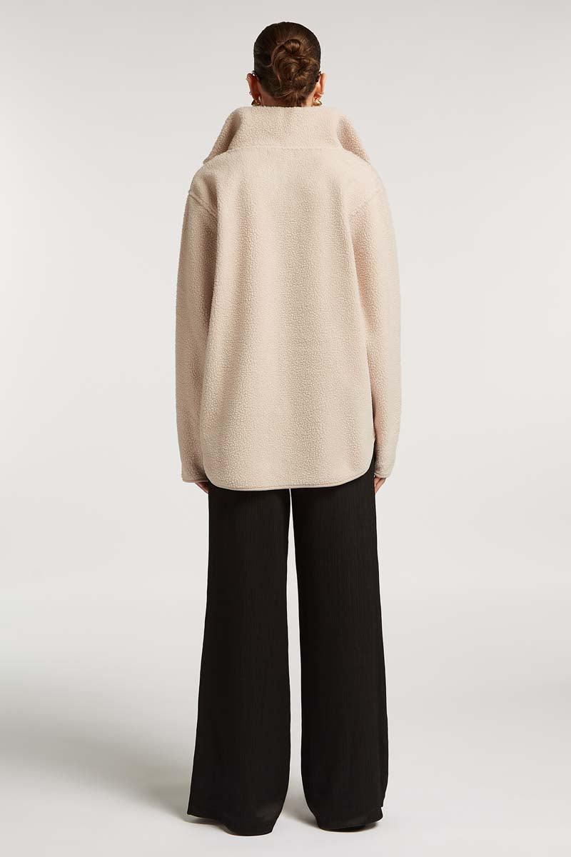 LENNOX Half-Zip Ecru